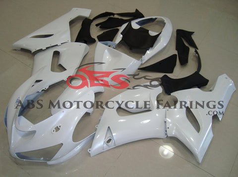 Fairing kit for a Kawasaki ZX6R 636 (2005-2006) White