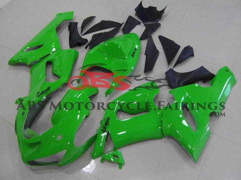 Fairing kit for a Kawasaki ZX6R 636 (2005-2006) Green