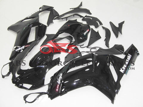 Fairing kit for a Kawasaki Ninja ZX6R 636 (2007-2008) Black, White & Red