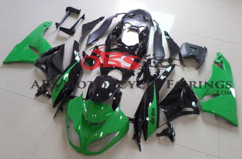 Fairing kit for a Kawasaki Ninja ZX6R 636 (2009-2012) Green & Black