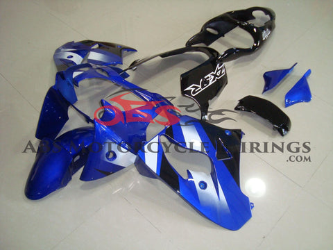 Fairing Kit for a Kawasaki ZX-9R (2000-2001) Blue, Black & White