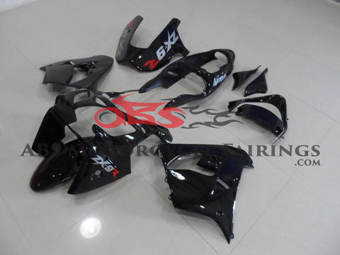 FAIRING KIT FOR A KAWASAKI ZX-9R (1998-1999) BLACK