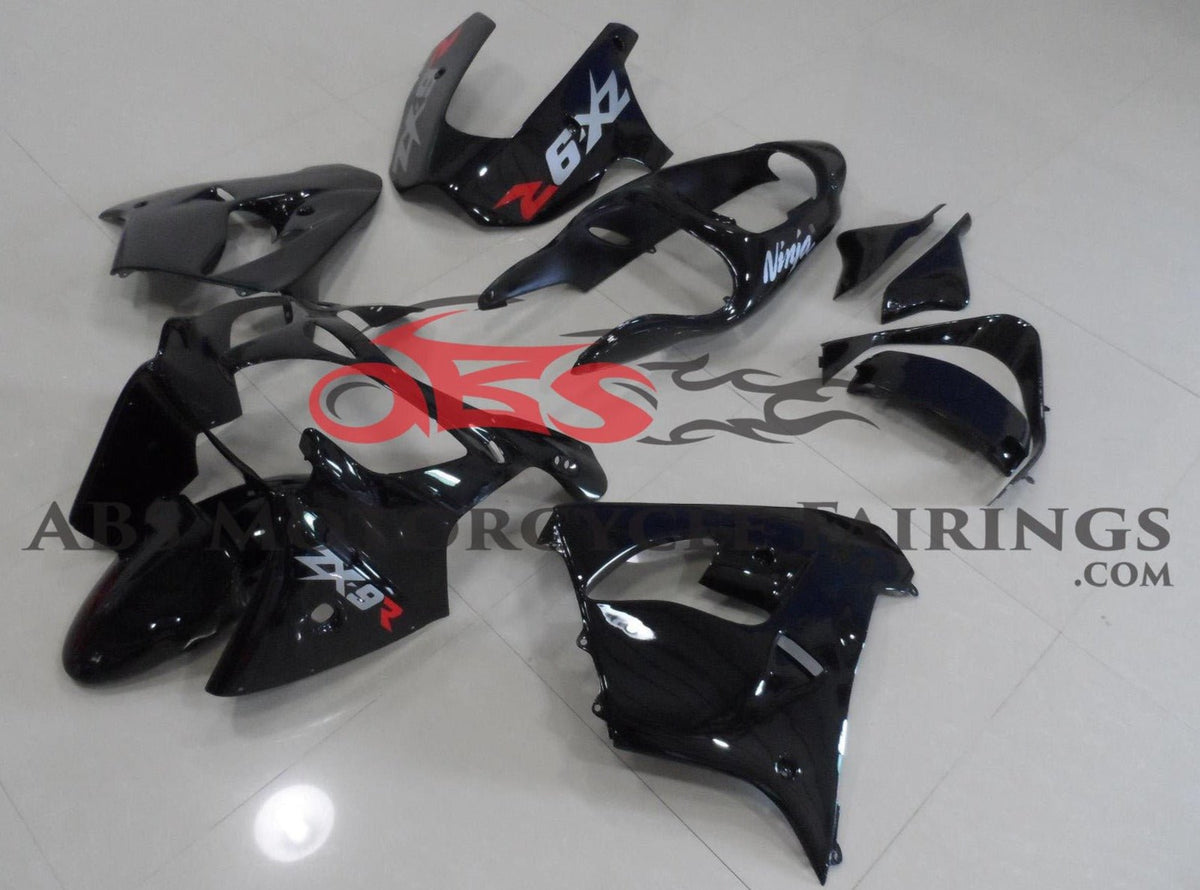 FAIRING KIT FOR A KAWASAKI ZX-9R (1998-1999) BLACK