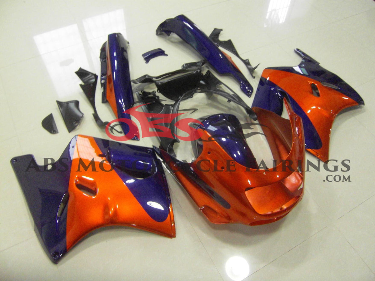 Fairing Kit for a Kawasaki ZX-11 / ZZR1100 D Model (1993-2001) Orange & Purple