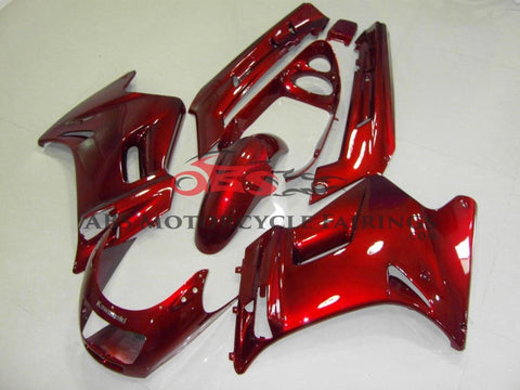 Candy Red Fairing Kit for a 1990-2009 Kawasaki ZZR250