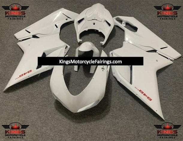 Ducati 1098 (2007-2012) Pearl White & Red Fairings